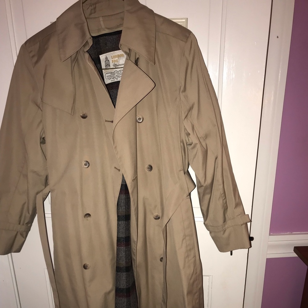 London fog trench coat